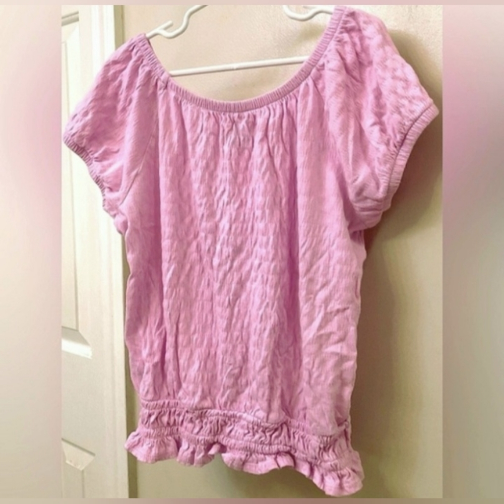 Nwot Beautiful Girls SO Crimped Purplish, Pinkish top, Bundles!
